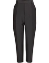 RICK OWENS COTTON AND SILK trousers,OWE765G2NAV