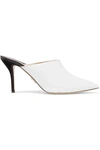 PAUL ANDREW CERTOSA TWO-TONE LEATHER MULES