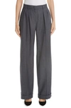 MAX MARA VIVY WIDE LEG WOOL PANTS,113111910000010