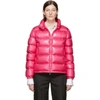 MONCLER PINK DOWN COPENHAGUE JACKET