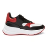 ALEXANDER MCQUEEN Black & Red Oversized Running Sneakers