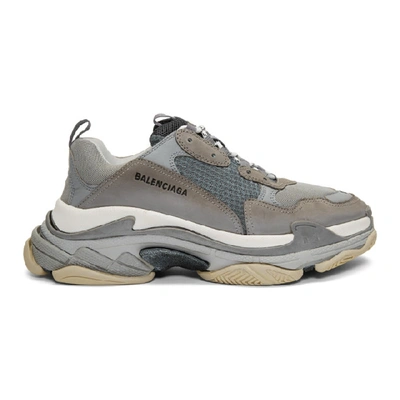 Balenciaga Triple S Retro Sneaker In Grey