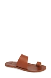 Beek Finch Toe Ring Slides In Tan