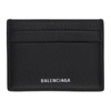 BALENCIAGA BALENCIAGA BLACK LOGO EVERYDAY CARD HOLDER