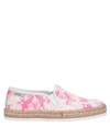 HOGAN REBEL HOGAN REBEL WOMAN ESPADRILLES PINK SIZE 8 TEXTILE FIBERS, SOFT LEATHER,11390626MF 9