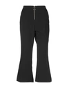 SPACE STYLE CONCEPT SIMONA CORSELLINI WOMAN PANTS BLACK SIZE 10 POLYESTER, ELASTANE,13284142PS 3