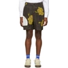 3.1 PHILLIP LIM / フィリップ リム 3.1 PHILLIP LIM BROWN AND YELLOW TWIST BELT HIBISCUS FLORAL SHORTS