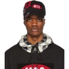 MCQ BY ALEXANDER MCQUEEN MCQ ALEXANDER MCQUEEN BLACK PYSCHO BILLY BASEBALL CAP