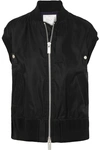 Sacai Padded Shell Vest In Black
