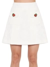 DOLCE & GABBANA DOLCE & GABBANA JAQUARD STRAWBERRY SKIRT