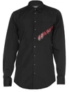Dsquared2 Logo Print Shirt In Black