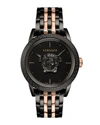 VERSACE MEN'S 43MM PALAZZO EMPIRE WATCH, BLACK/ROSE GOLD,PROD217220476