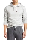 BRUNELLO CUCINELLI HOODED COTTON SWEATSHIRT