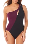 AMORESSA PHANTOM LEROUX ONE-PIECE SWIMSUIT,6516289