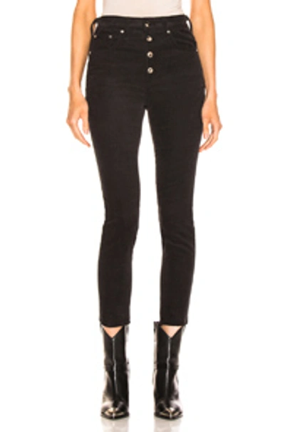 Rag & Bone Rosie High-rise Skinny Jeans In Black