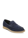 BRUNELLO CUCINELLI Suede Penny Loafers