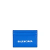 BALENCIAGA Cobalt blue leather card holder
