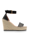 SEE BY CHLOÉ SEE BY CHLOÉ WOMAN SANDALS BLACK SIZE 11 CALFSKIN,11632243IA 15