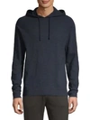 VINCE MEN'S TEXTURED COTTON HOODIE,0400099498152