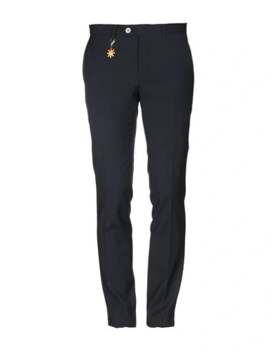 Manuel Ritz Casual Pants In Dark Blue