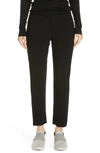 VINCE SATIN STRIPE ANKLE PANTS,V548221626