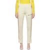 Palm Angels Rainbow Stripe Track Pants In Offwht/mult