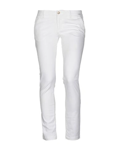 Monocrom Casual Pants In White