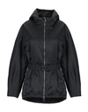 Add Full-length Jacket In Black