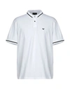 Emporio Armani Polo Shirts In White