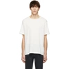 OUR LEGACY OUR LEGACY WHITE WAFFLE FINE U-NECK T-SHIRT