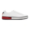 PRADA WHITE LEATHER SNEAKERS