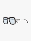 CALVIN KLEIN 205W39NYC CALVIN KLEIN 205W39NYC BLACK THICK FRAMED TINTED SUNGLASSES,CKNYC1880S13477999