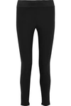 STELLA MCCARTNEY STELLA MCCARTNEY WOMAN STRETCH-COTTON SKINNY trousers BLACK,3074457345619944350