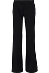 STELLA MCCARTNEY GROSGRAIN-TRIMMED WOOL WIDE-LEG trousers,3074457345620220304