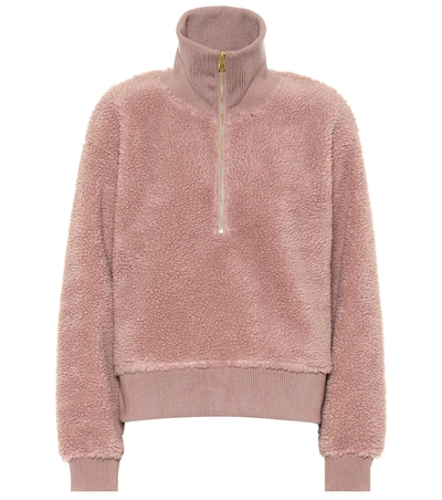 Varley Daphne Partial-zip Pullover Sweatshirt In Pink