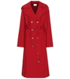 KHAITE LAUREN COTTON TRENCH COAT,P00351207