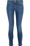 STELLA MCCARTNEY STELLA MCCARTNEY WOMAN LOW-RISE SKINNY JEANS MID DENIM,3074457345619937308