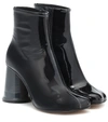 MM6 MAISON MARGIELA Patent leather ankle boots,P00353939