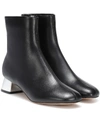 MARNI LEATHER ANKLE BOOTS,P00360298