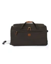 Bric's Brics X-bag 28-inch Rolling Duffle Bag - Black In Olive