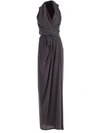RICK OWENS LIMO GOWN DRESS,10789767