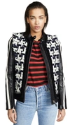 ALEXANDER WANG Oversized Moto Hybrid Jacket