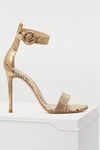 GIANVITO ROSSI Portofino sandals,G61096 15RIC PWM CAMEL MEKONG CMME