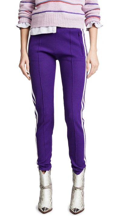 Isabel Marant Étoile 紧身运动裤 - 紫色 In Purple,white