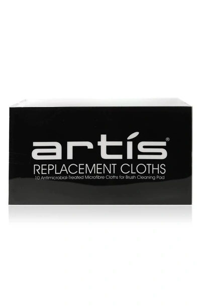 Artis Microfibre Anti-microbial Treated Cleaning Cloths In Black