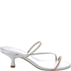 Schutz Evenise Sandal In Prata Silver