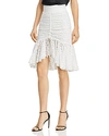 MILLY BRITTANY RUCHED SKIRT,215FA02932