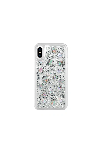 Casetify 24 K Magic Iphone Xs Max Case In Silver