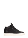 GIUSEPPE ZANOTTI Giuseppe Zanotti Black Leather Kriss Sneakers Studs,10790294