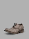 A DICIANNOVEVENTITRE A DICIANNOVEVENTITRE MEN'S GREY LEATHER DERBY SHOES